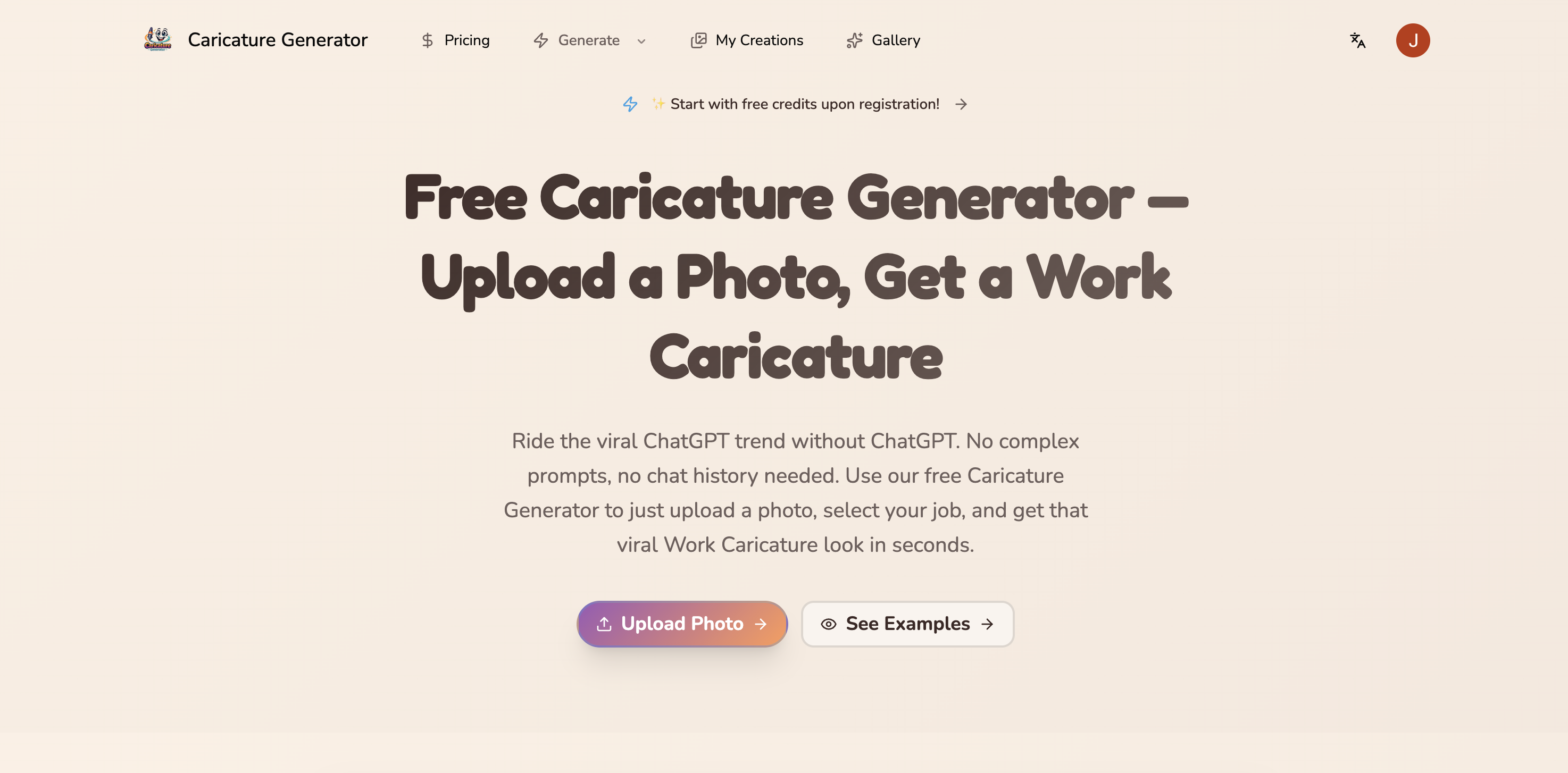 Caricature Generator preview