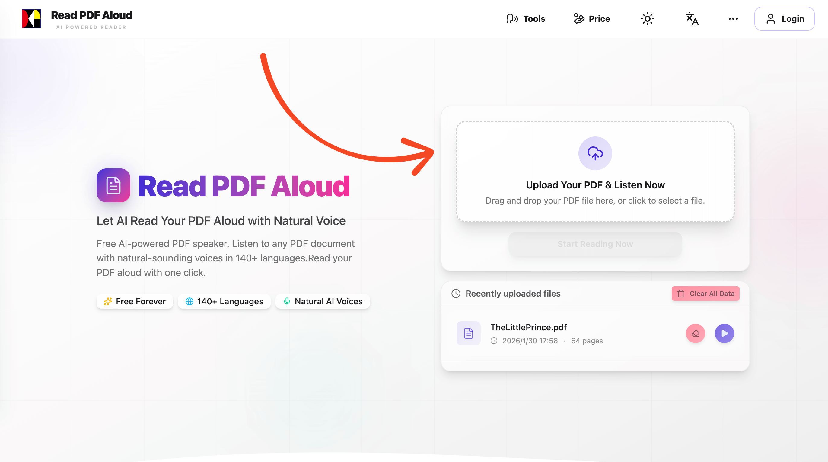Read PDF Aloud preview